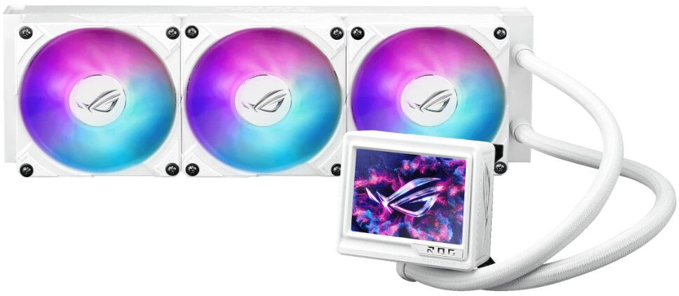ASUS ROG RYUJIN III 360 ARGB EXTREME WHT Procesorius Viskas viename skysčių aušintuvas 12 cm Baltas 1 vnt.