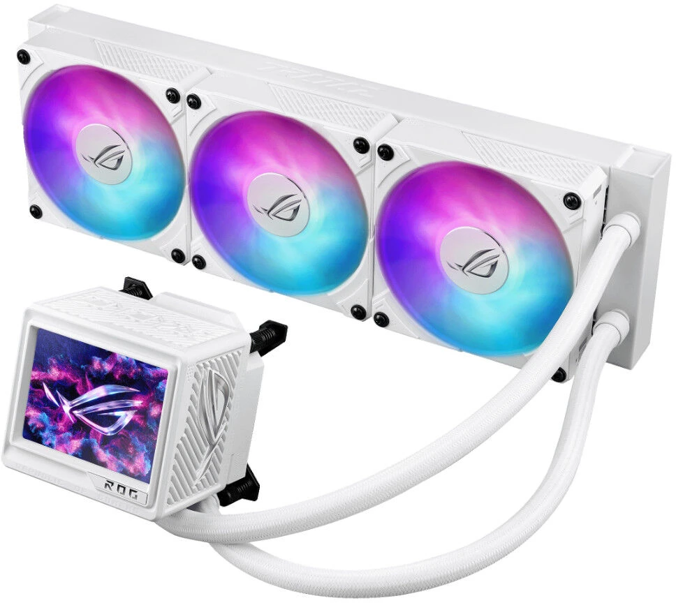 ASUS ROG RYUJIN III 360 ARGB EXTREME WHT Procesorius Viskas viename skysčių aušintuvas 12 cm Baltas 1 vnt.