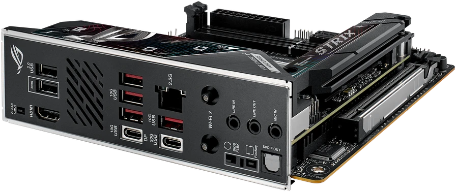 Pagrindinė plokštė ASUS ROG STRIX B850-I GAMING WIFI AMD B850 Socket AM5 mini ITX