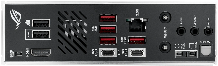 Pagrindinė plokštė ASUS ROG STRIX B850-I GAMING WIFI AMD B850 Socket AM5 mini ITX