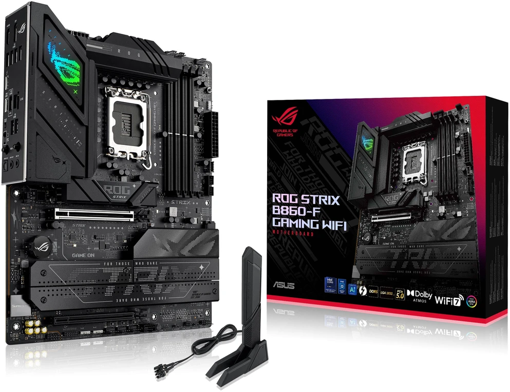 Pagrindinė plokštė ASUS ROG STRIX B860-F GAMING WIFI