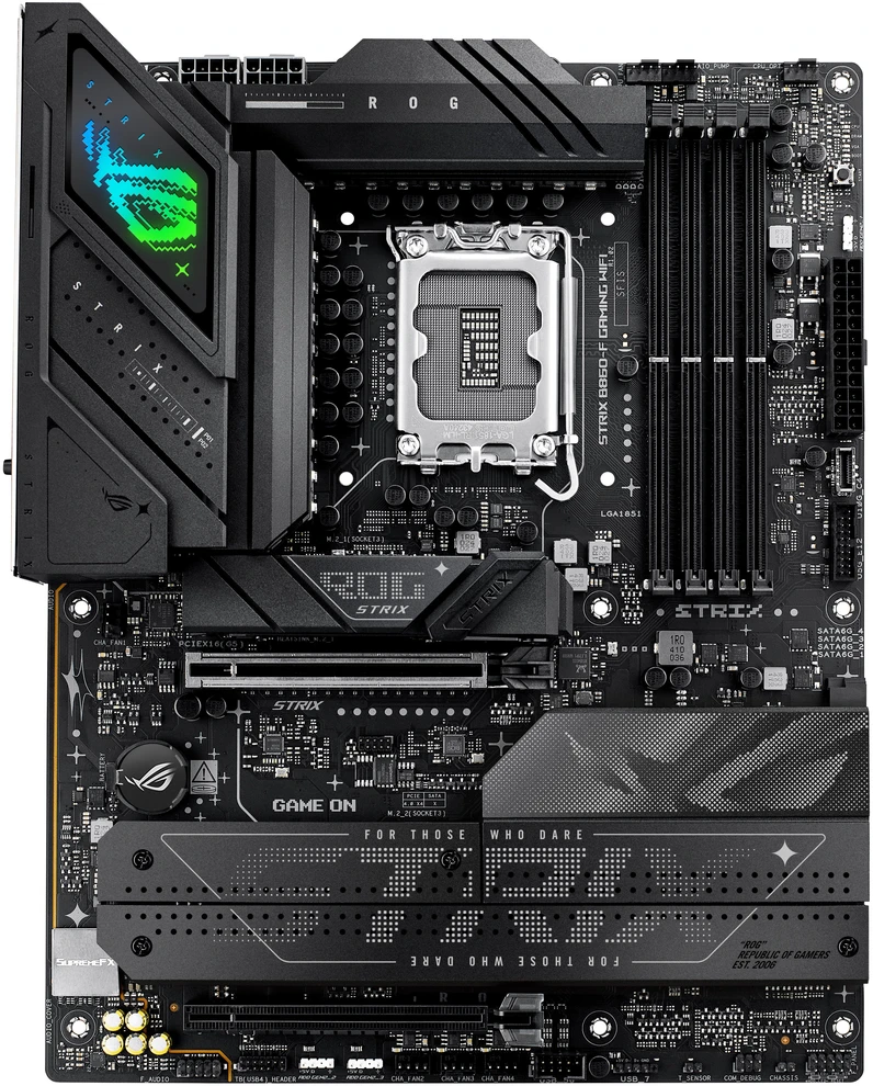 Pagrindinė plokštė ASUS ROG STRIX B860-F GAMING WIFI