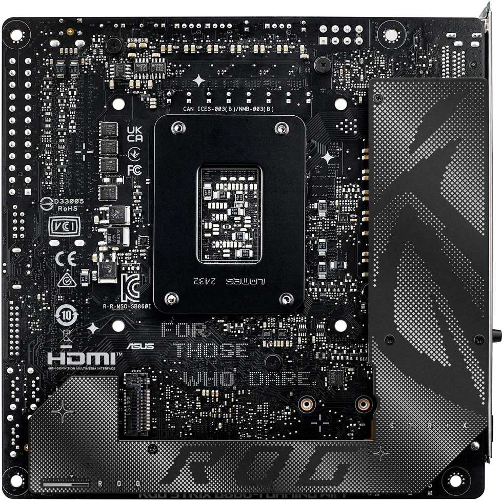 Pagrindinė plokštė ASUS ROG STRIX B860-I GAMING WIFI