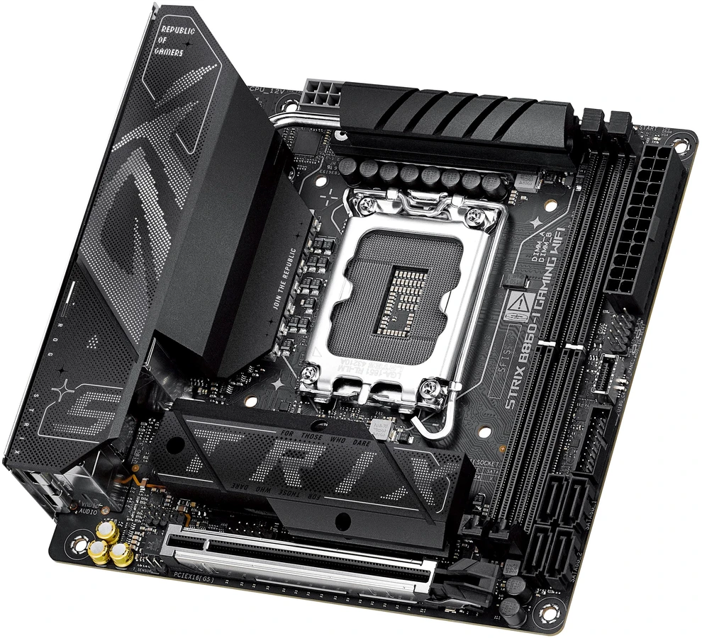 Pagrindinė plokštė ASUS ROG STRIX B860-I GAMING WIFI