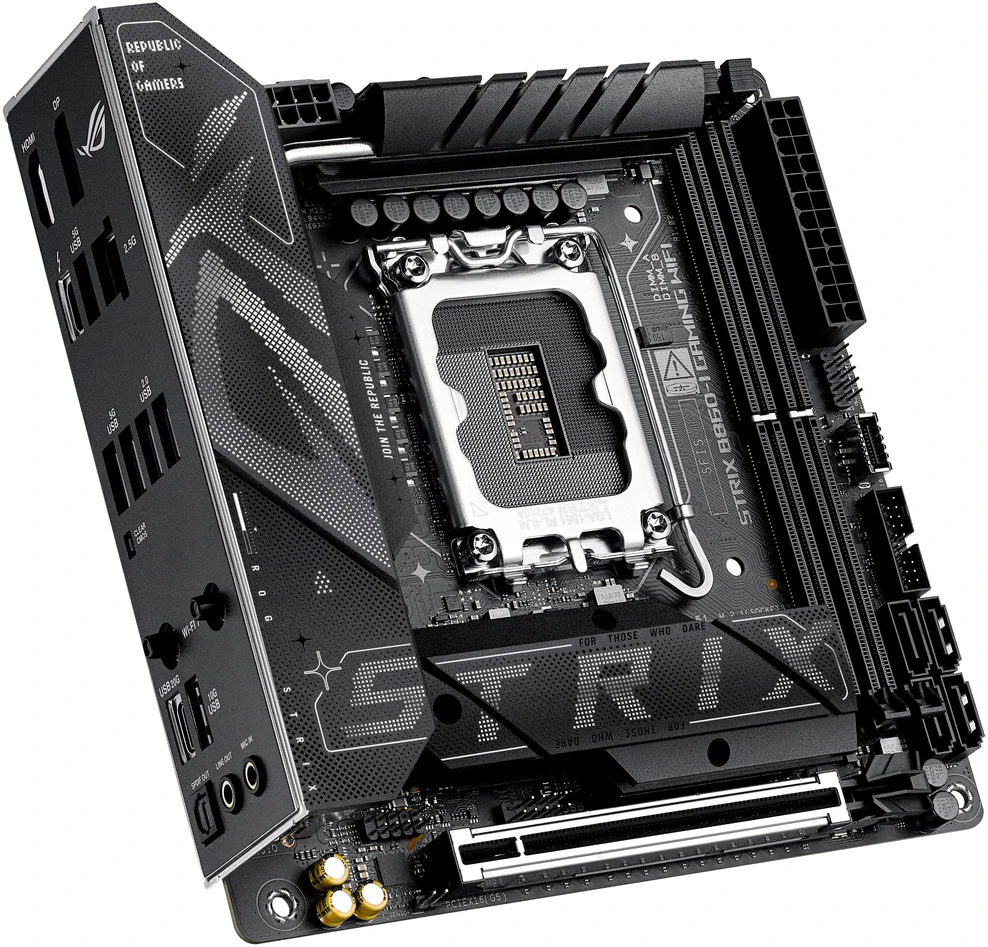 Pagrindinė plokštė ASUS ROG STRIX B860-I GAMING WIFI