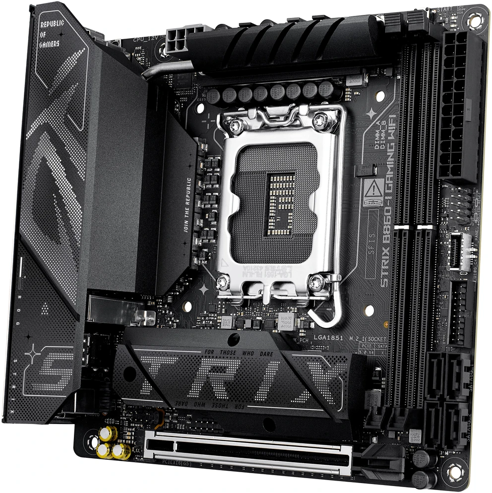 Pagrindinė plokštė ASUS ROG STRIX B860-I GAMING WIFI