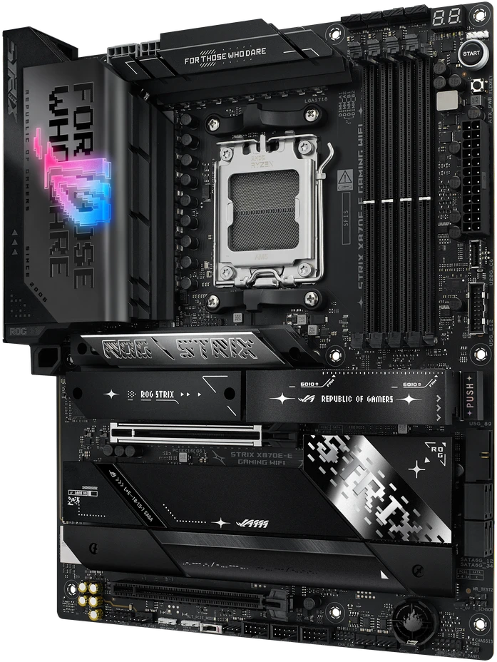 Pagrindinė plokštė Asus ROG STRIX X870E-E GAMING WIFI