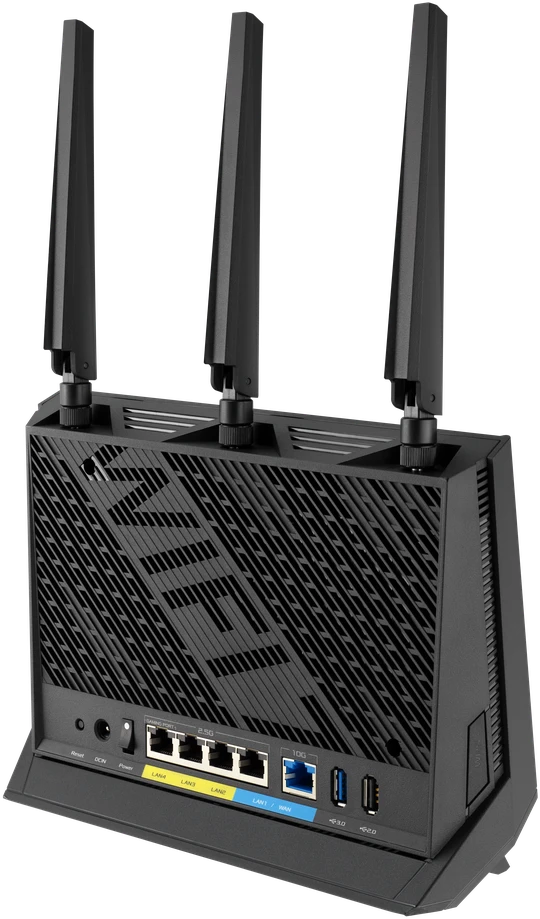 Asus | Wireless Wifi 7 Dual Band Gigabit Maršrutizatorius | RT-BE86U | 802.11be | 6800 Mbit/s | Mesh Support Yes | MU-MiMO No | 4G/5G | Antenna type External/Internal | 2