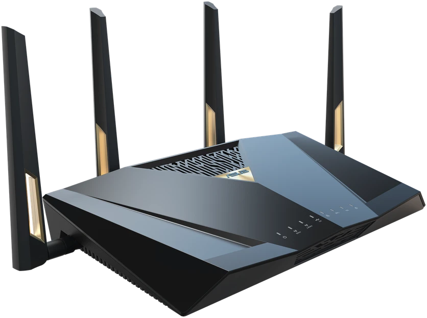 Belaidis maršrutizatorius Asus RT-BE88U, Wi-Fi 7 (802.11be), BE7200 (dvijuostis), 2x 10G, 4x 2.5G, AiMesh, VPN