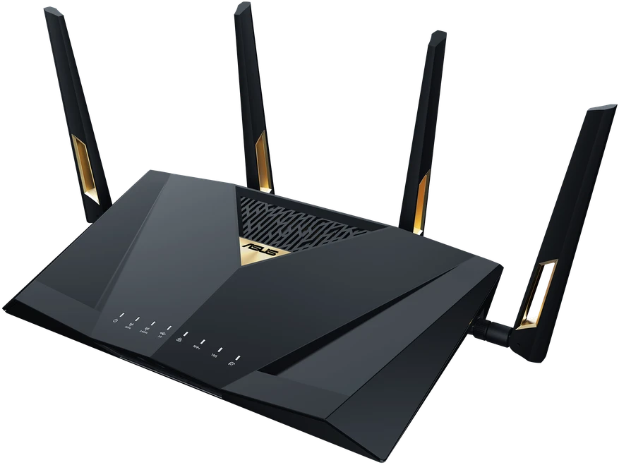 Belaidis maršrutizatorius Asus RT-BE88U, Wi-Fi 7 (802.11be), BE7200 (dvijuostis), 2x 10G, 4x 2.5G, AiMesh, VPN