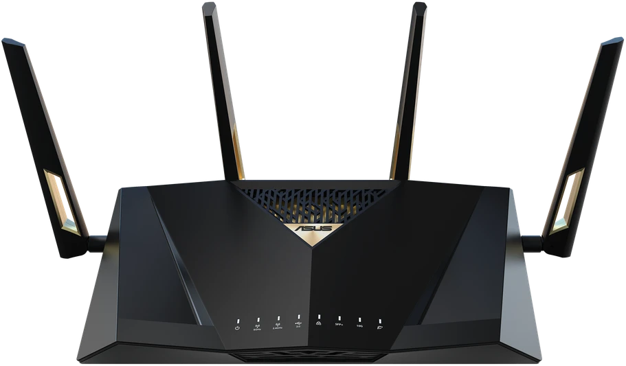Belaidis maršrutizatorius Asus RT-BE88U, Wi-Fi 7 (802.11be), BE7200 (dvijuostis), 2x 10G, 4x 2.5G, AiMesh, VPN