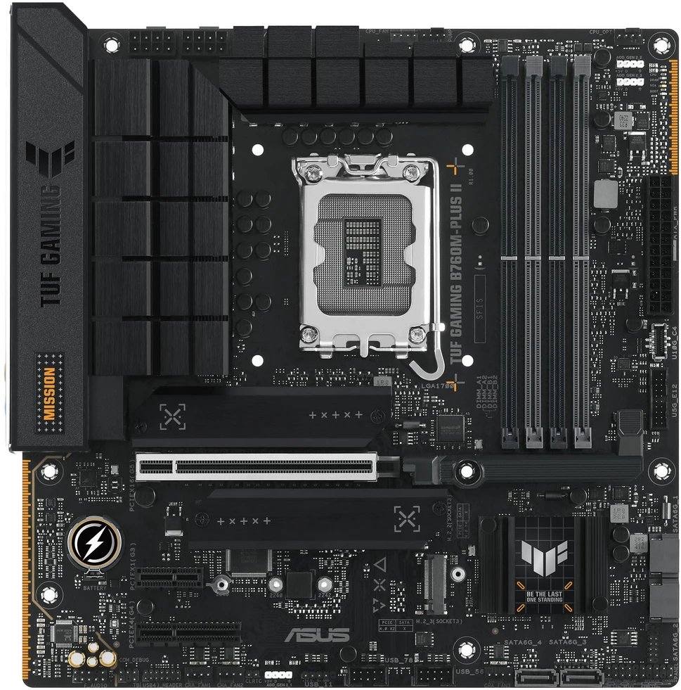 Pagrindinė plokštė ASUS TUF Gaming B760M-PLUS II