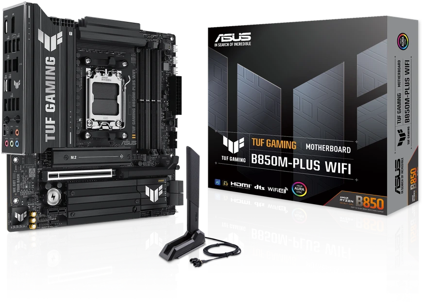 Pagrindinė plokštė ASUS TUF GAMING B850M-PLUS WIFI