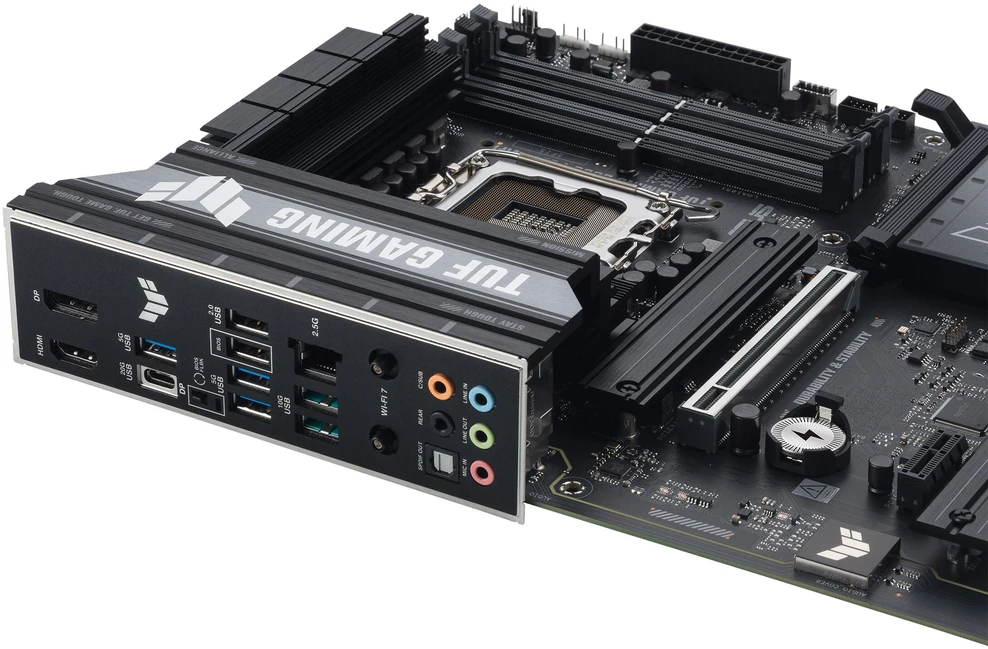 ASUS TUF GAMING B860-PLUS WIFI Intel B860 LGA 1851 (Socket V1) ATX pagrindinė plokštė