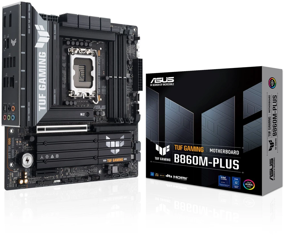 Pagrindinė plokštė ASUS TUF GAMING B860M-PLUS