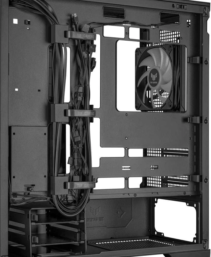 Kompiuterio Korpusas - ASUS TUF Gaming GT302 TG ARGB Juodas