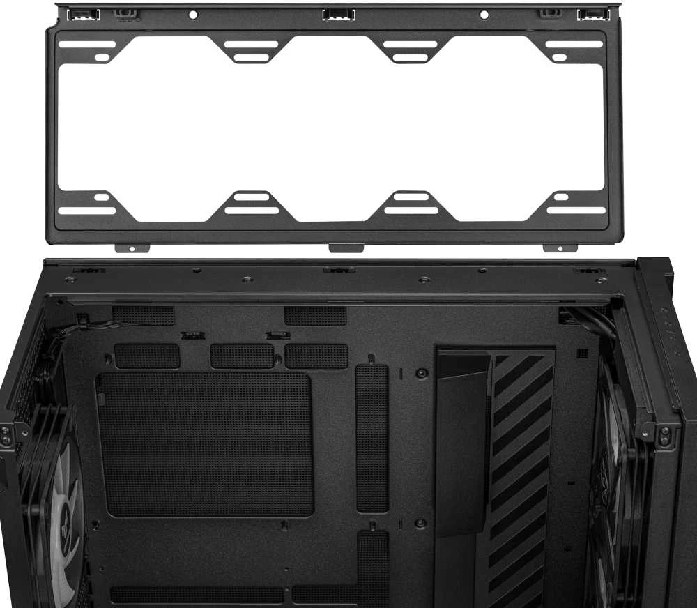 Kompiuterio Korpusas - ASUS TUF Gaming GT302 TG ARGB Juodas