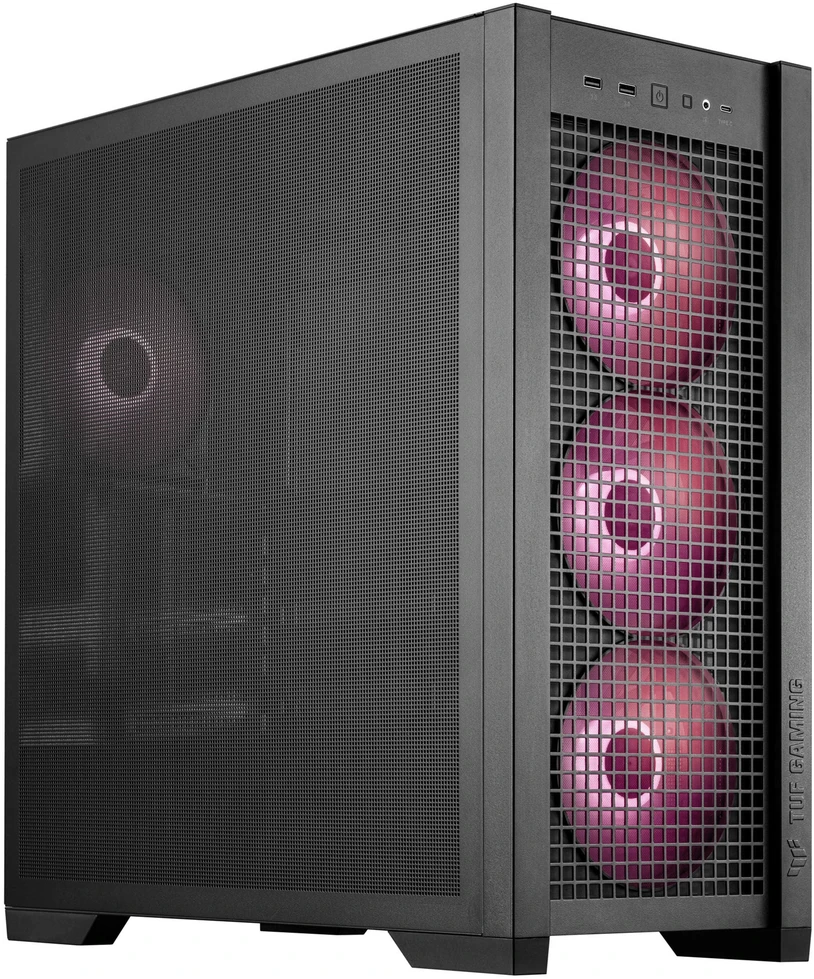 Kompiuterio Korpusas - ASUS TUF Gaming GT302 TG ARGB Juodas