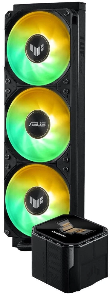 ASUS TUF Gaming LC III 360 ARGB LCD procesorius „viskas viename“ skysčio aušintuvas 12 cm Juodas 1 vnt.
