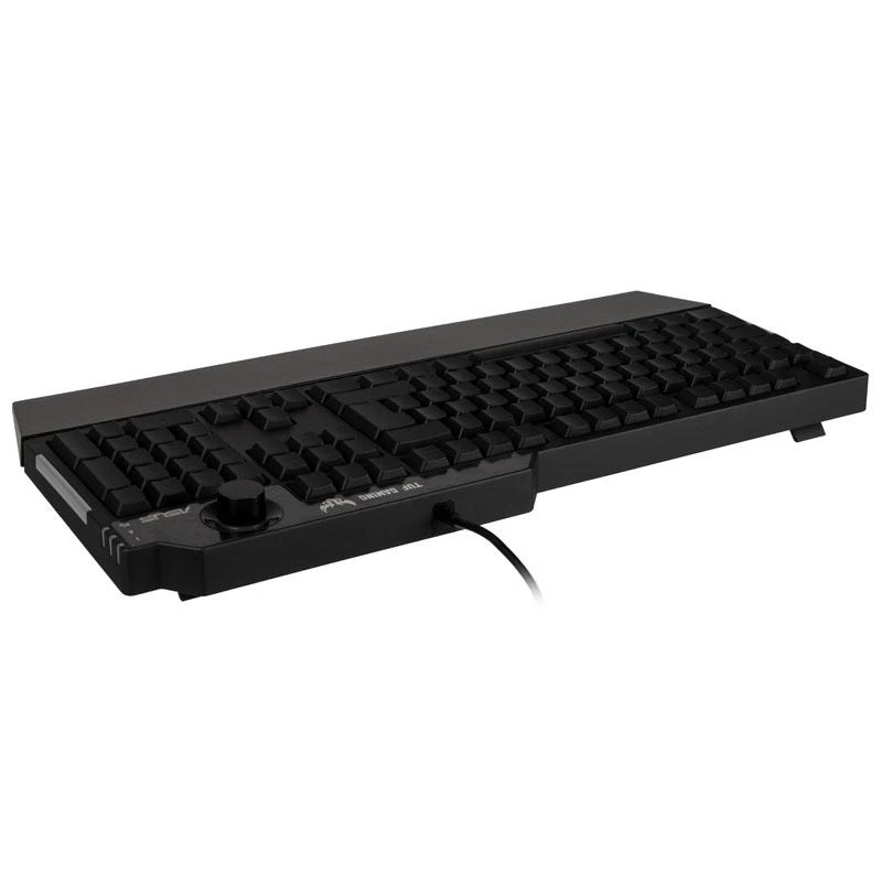 Klaviatūra Asus TUF K1 Spill-resistance up to 300ml/Вedicated volume knob/Programmable keys/On-the-fly macro recording/Onboard memory