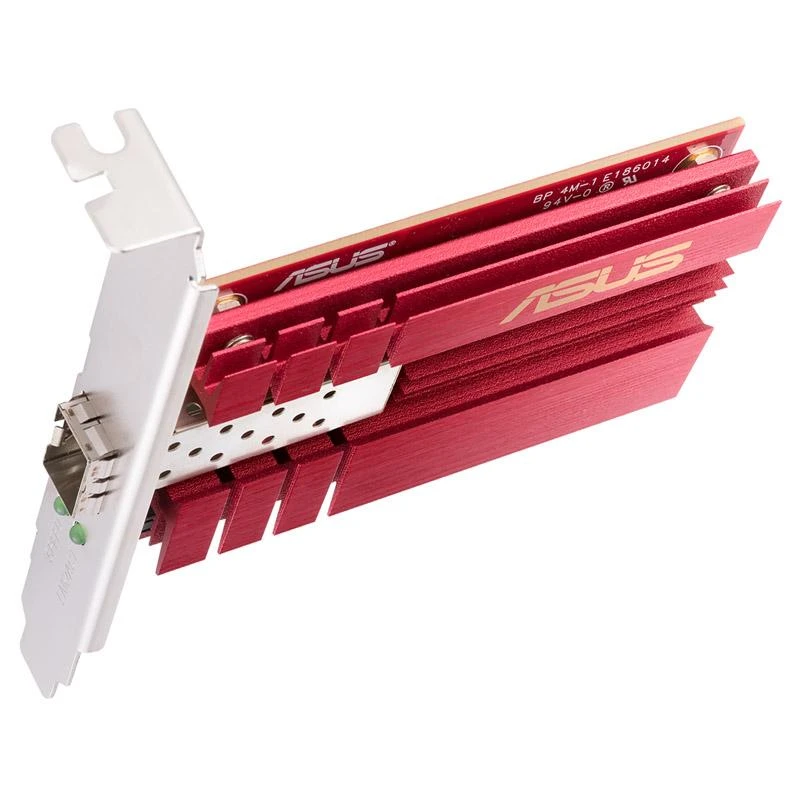 Asus | XG-C100F 10G PCIe tinklo adapteris; SFP+ prievadas, skirtas optinio pluošto perdavimui ir DAC kabeliui | 10/100/1000/10000 Mbit/s