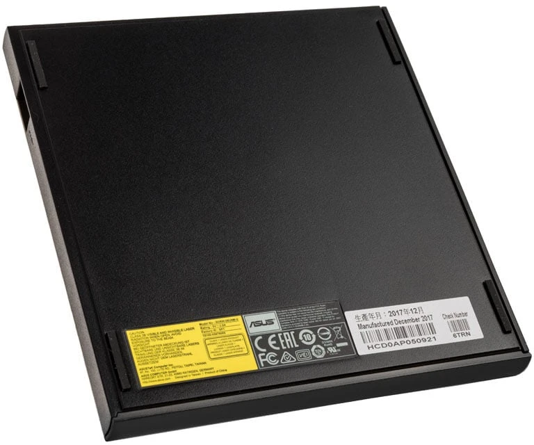 Išorinis DVD įrašymo įrenginys Asus ZenDrive U9M USB/USB-C, Juodas