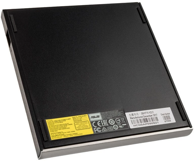 Išorinis DVD įrašymo įrenginys Asus ZenDrive U9M USB/USB-C, Sidabrinis