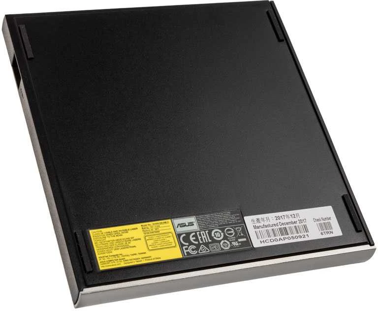 Išorinis DVD įrašymo įrenginys Asus ZenDrive U9M USB/USB-C, Sidabrinis