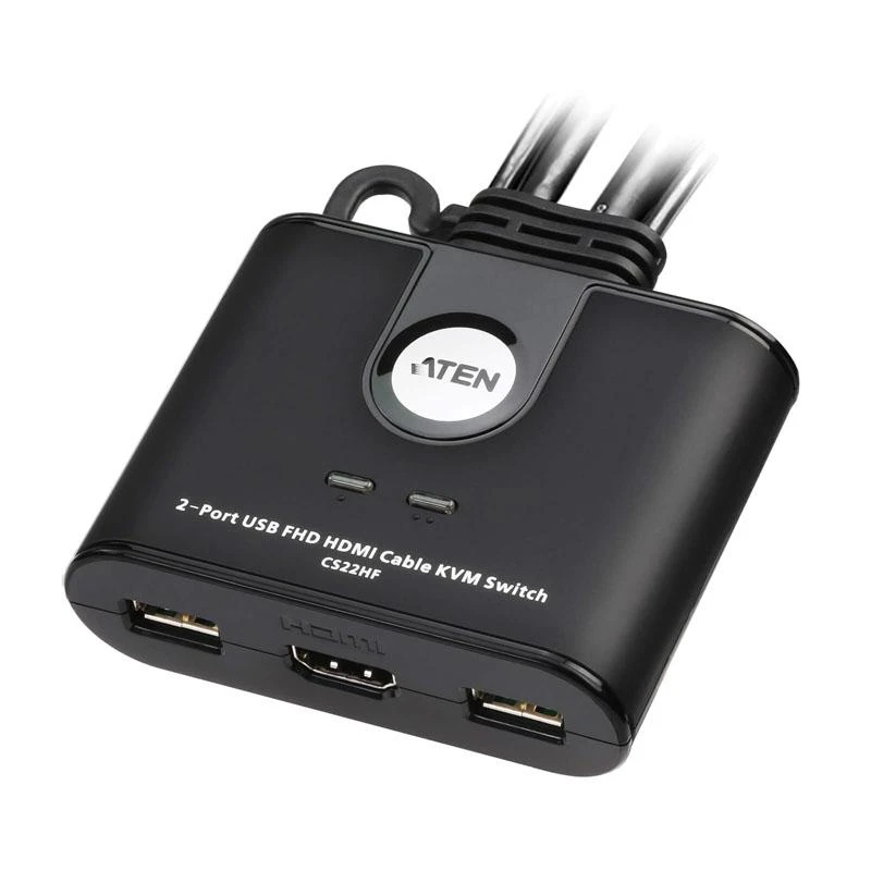 Aten CS22HF KVM jungiklis su HDMI ir dviguba USB jungtimi