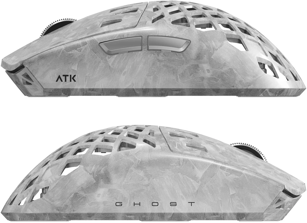 Bevielė Žaidimų Pelė ATK Ghost Ultimate (Sidabrinė)