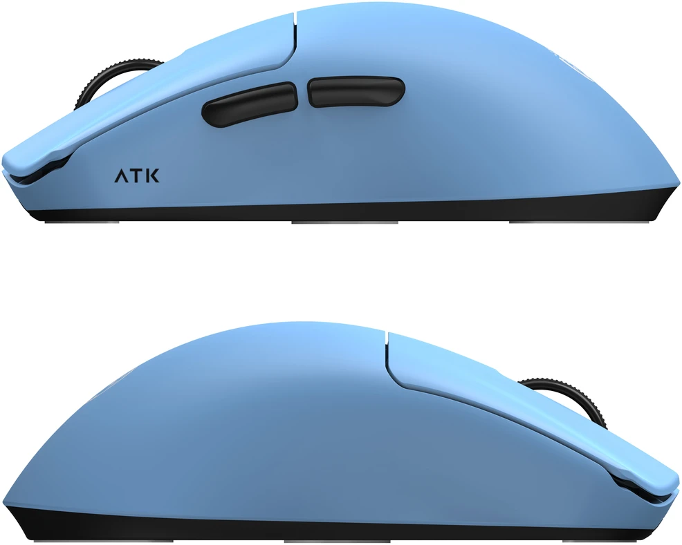 ATK x LEV F1 V2 Extreme Pelė žaidimams, wireless, PAW3950 Ultra, 8K Hz – mėlynas