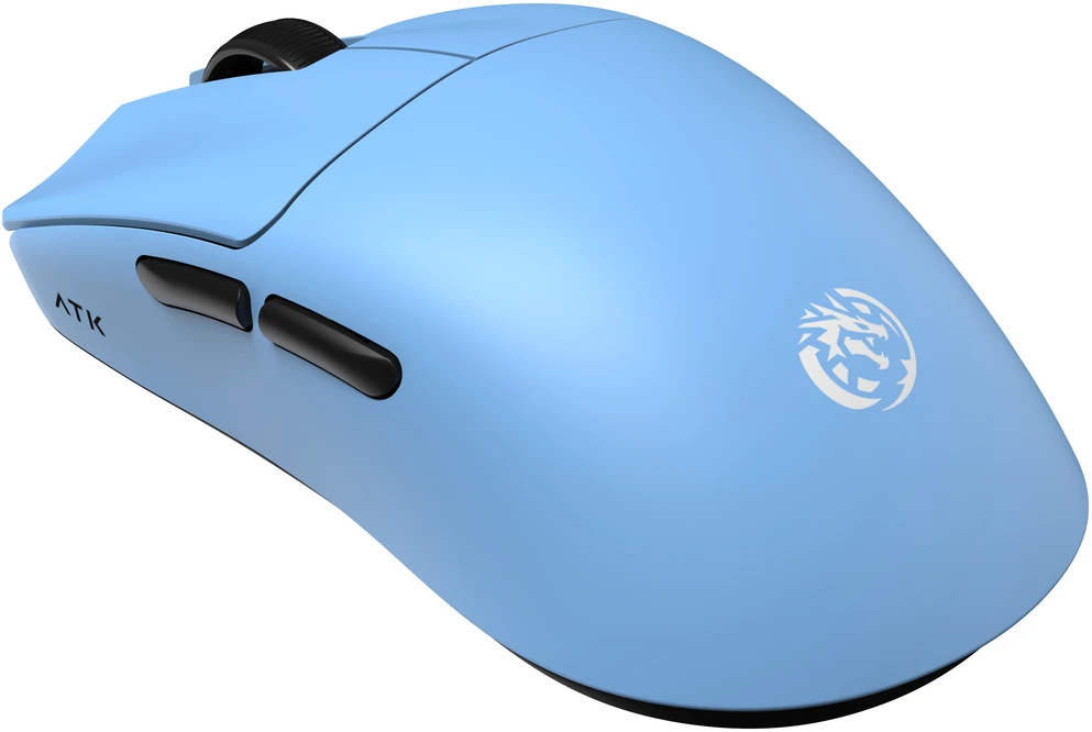 ATK x LEV F1 V2 Extreme Pelė žaidimams, wireless, PAW3950 Ultra, 8K Hz – mėlynas