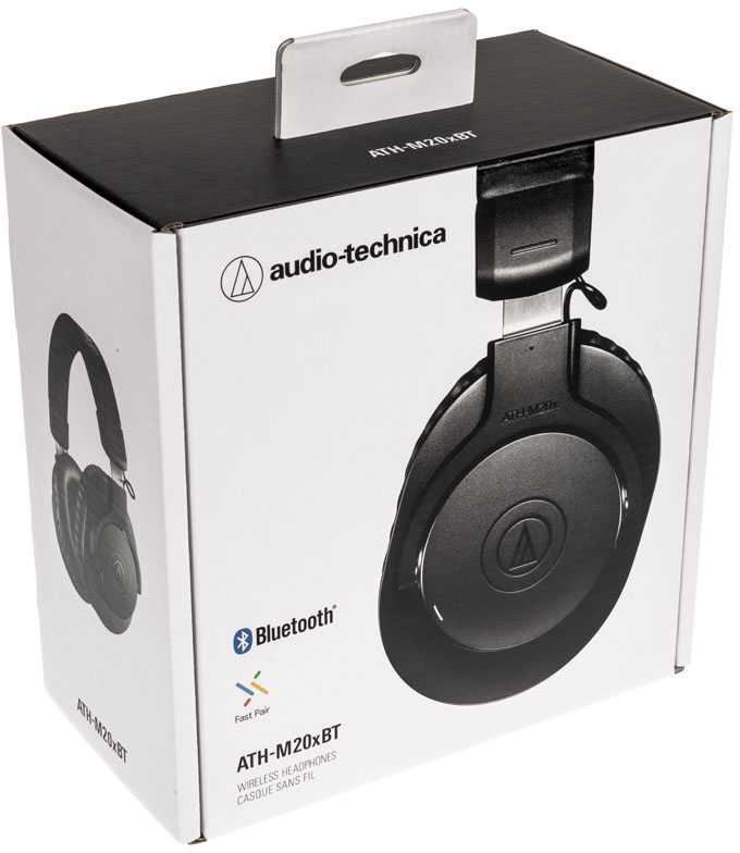 Audio-Technica ATH-M20XBT belaidės ausinės, Juodos spalvos