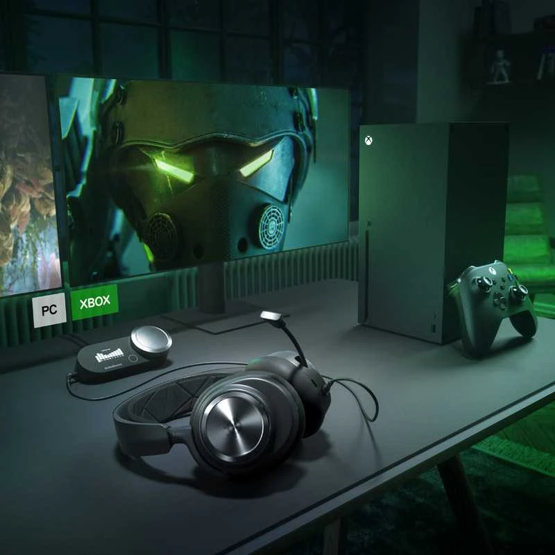 Ausinės žaidimams SteelSeries Arctis Nova Pro X, laidinės, Juodos spalvos