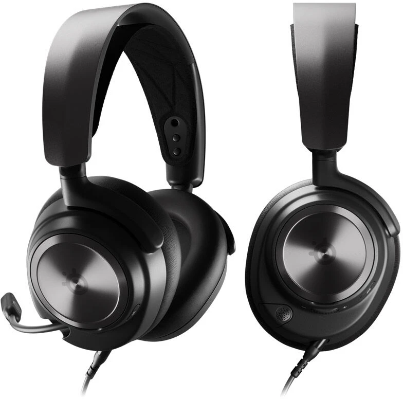 Ausinės žaidimams SteelSeries Arctis Nova Pro X, laidinės, Juodos spalvos