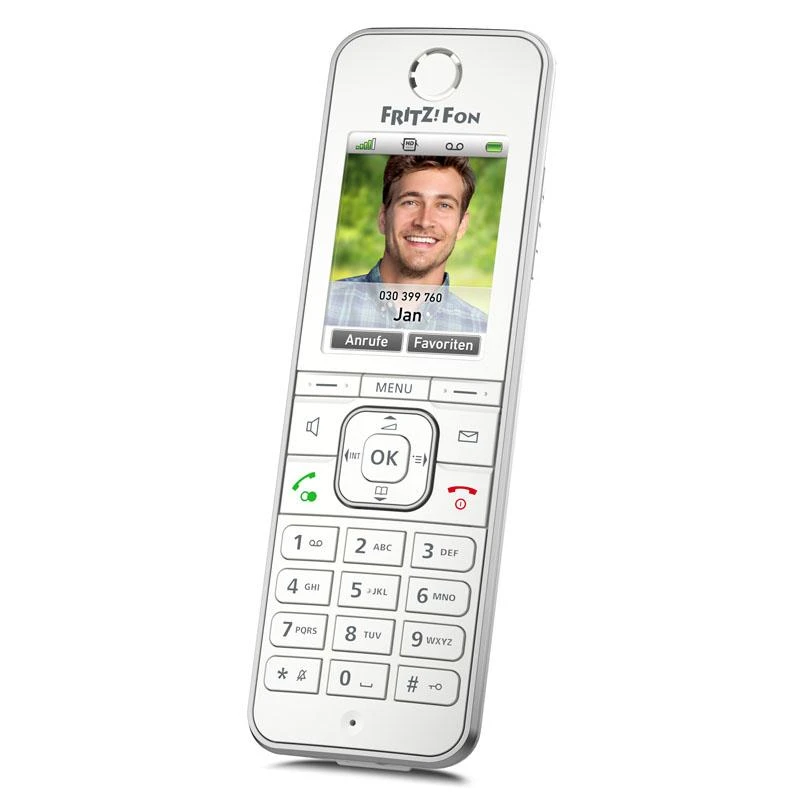AVM FRITZ!Fon C6 DECT telefonas Balta Skambintojo ID