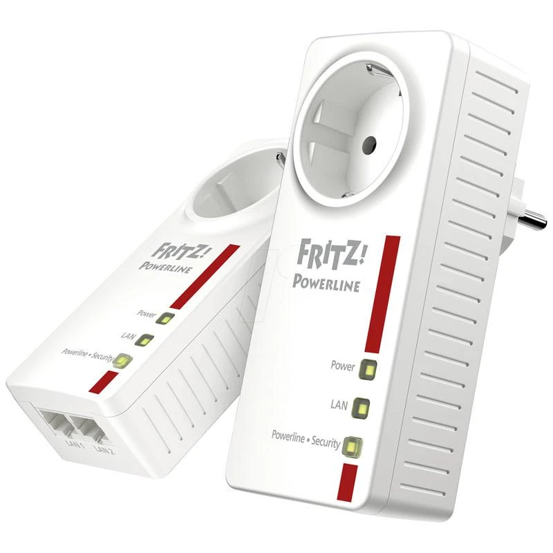 Maršrutizatorius AVM FRITZ!Powerline 1220E 1200 Mbit/ai Ethernet LAN jungtis Balta 2 vnt