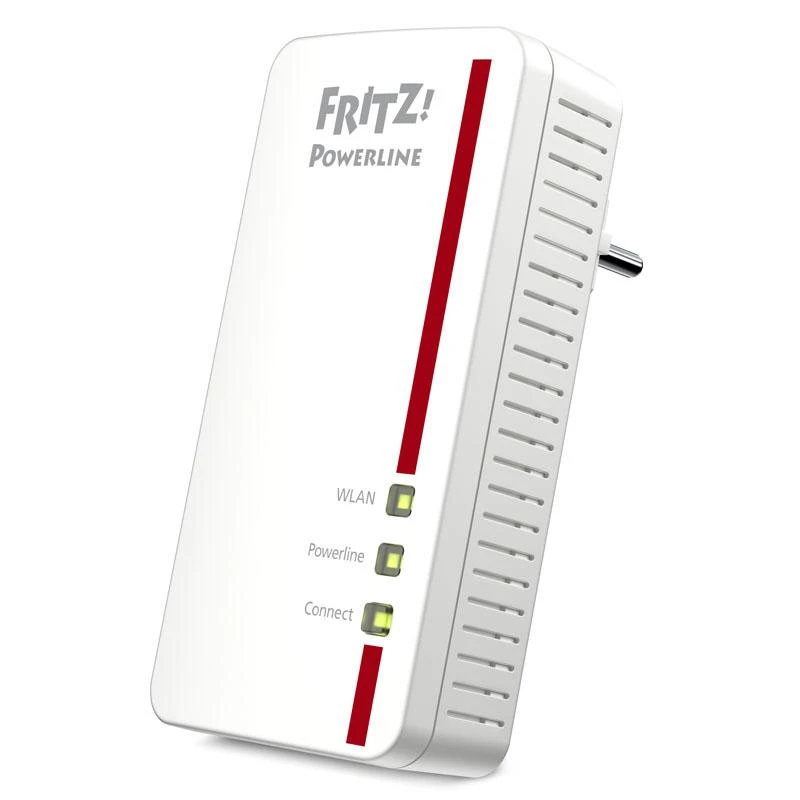AVM FRITZ!Powerline 1260E WLAN Set 1200 Mbit/ai Ethernet LAN jungtis „Wi-Fi“ Balta
