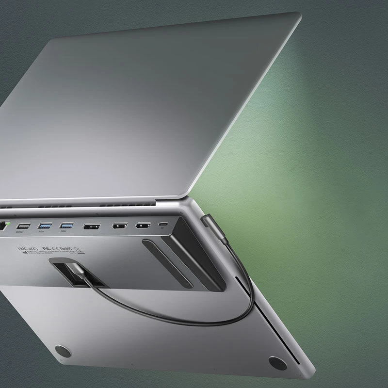 AXAGON 11-in-1 Hub with USB-C cable and power adapter