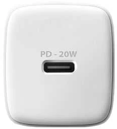 AXAGON ACU-PD20W sieninis įkroviklis 1x QC3.0/AFC/FCP/PD type-C, 20W, baltas