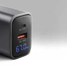 AXAGON sieninis įkroviklis 67 W, USB-A + USB-C, PD3.0/PPS/QC4+/SF | ACU-PQ67D