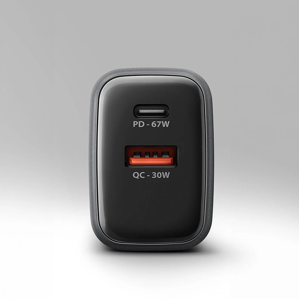 AXAGON sieninis įkroviklis 67 W, USB-A + USB-C, PD3.0/PPS/QC4+/SF | ACU-PQ67D
