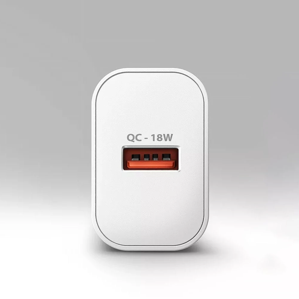 AXAGON ACU-QC18W sieninis įkroviklis 1x QC3.0/AFC/FCP/SMART, 18W, baltas