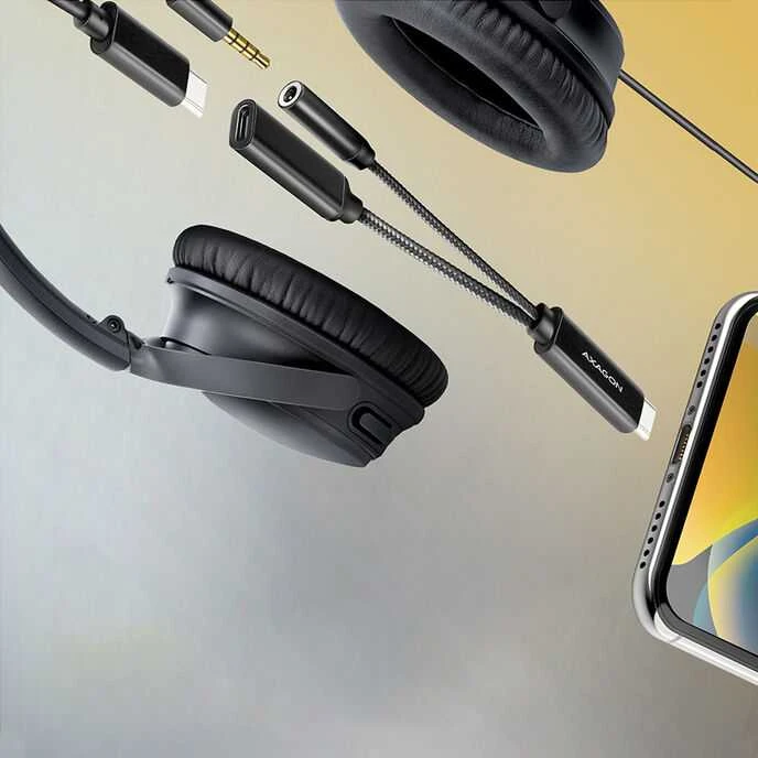 AXAGON | ADA-HCPD USB-C – Hi-Res DAC garso adapteris PD, 60W
