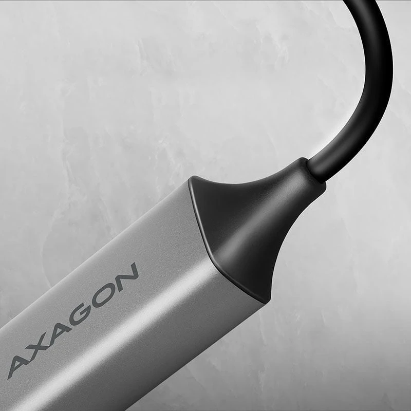 Axagon ADE-TXCA Karta jungiama į tinklą Gigabit Ethernet adapter, USB-C (USB-A redukcja) 3.2 Gen 1, instalacja automatinė