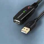 AXAGON | Aktyvus prailginimo kabelis, 7,5 m | ADR-207 | USB A tipo į USB A tipo