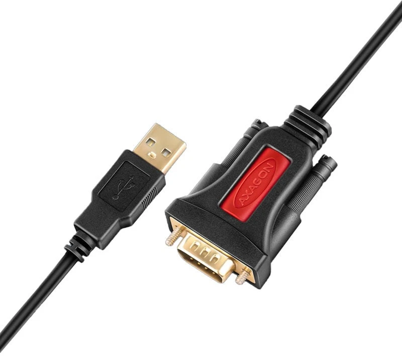 Axagon Active USB-A keitiklis, skirtas nuosekliesiems įrenginiams prijungti. Vaisingas lustas.