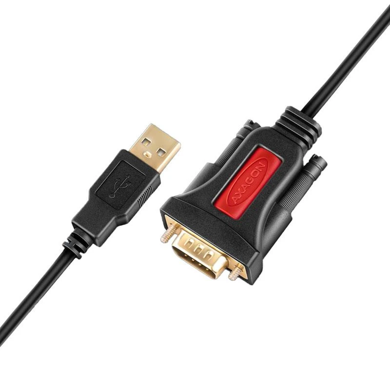 Axagon Active USB-A keitiklis, skirtas nuosekliesiems įrenginiams prijungti. Vaisingas lustas.