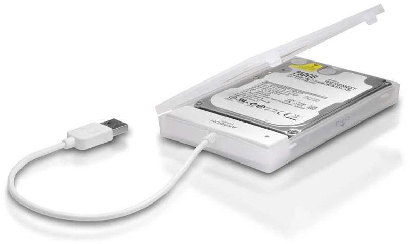 AXAGON ADSA-1S USB2.0 - SATA HDD išorinis adapteris su 2,5 colio korpusu