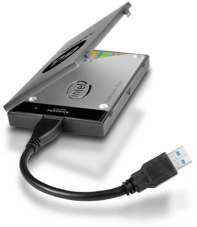 AXAGON ADSA-1S6 USB3.0 – SATA 6G UASP HDD išorinis adapteris, įsk. Byla